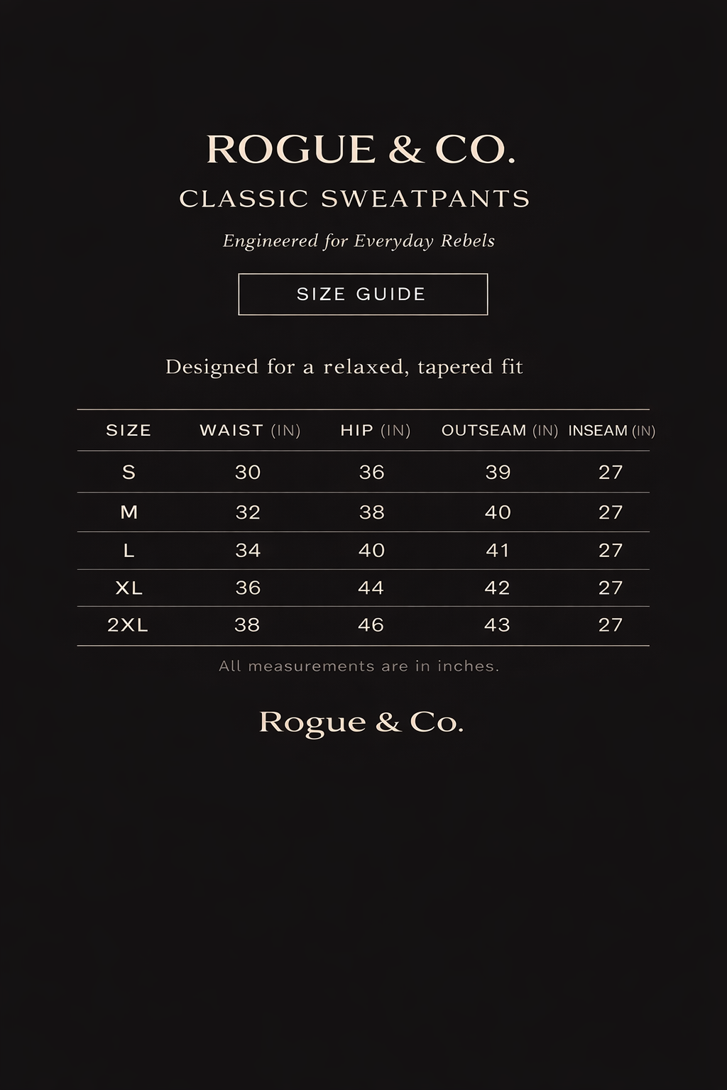 Blackout Classic Sweatpants