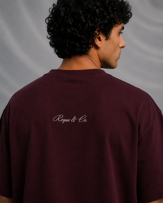 Maroon Signature Supima Tee