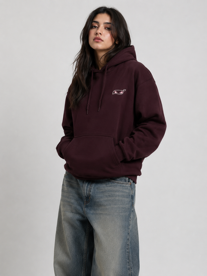 Crimson Bloom Hoodie