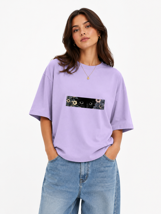Moonflower Cat Tee