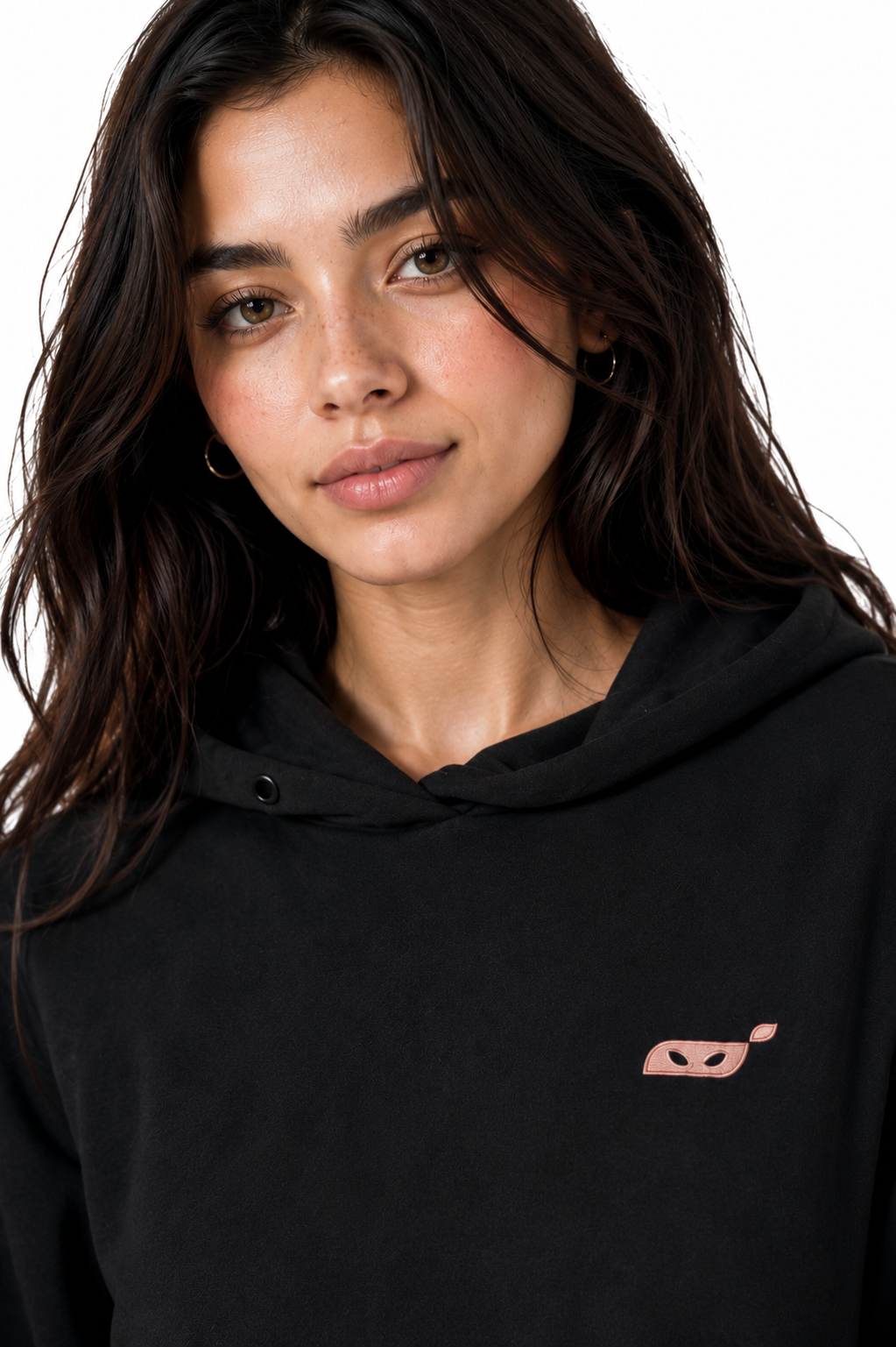Rose Dust Cropped Hoodie