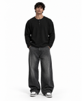 Rogue Core Black Henley