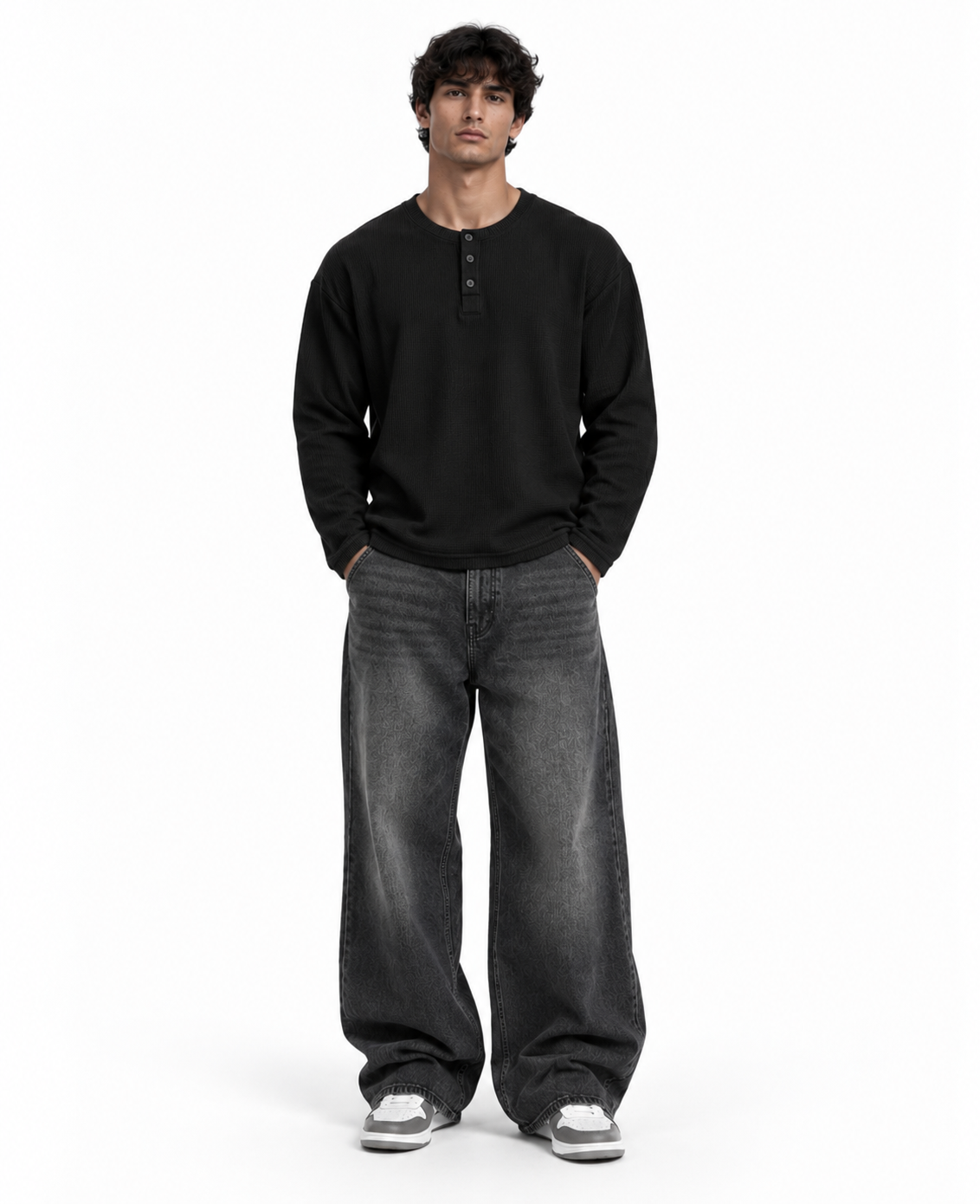 Rogue Core Black Henley