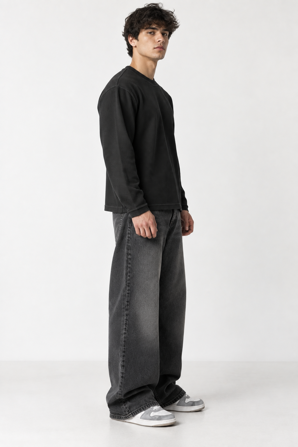 Rogue Core Black Waffle Knit
