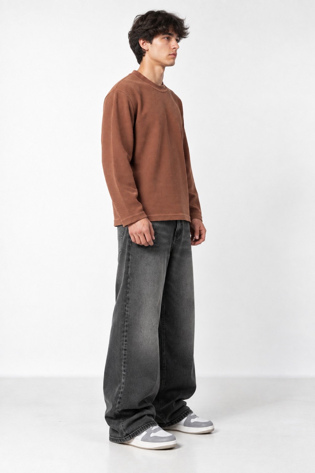 Rogue Core Brown Waffle Knit