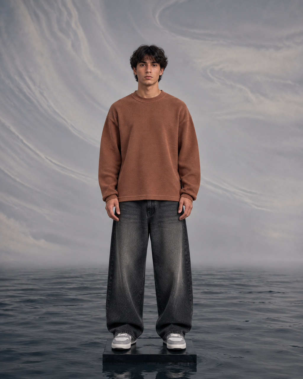 Rogue Core Brown Waffle Knit