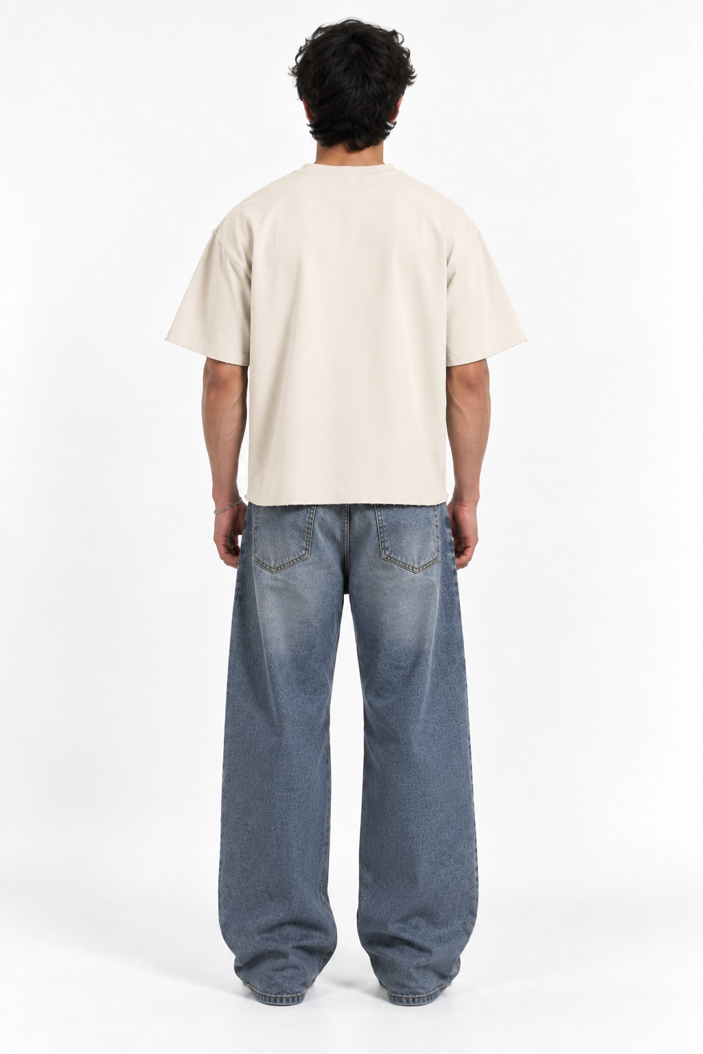 R&C Cream Boxy Tee