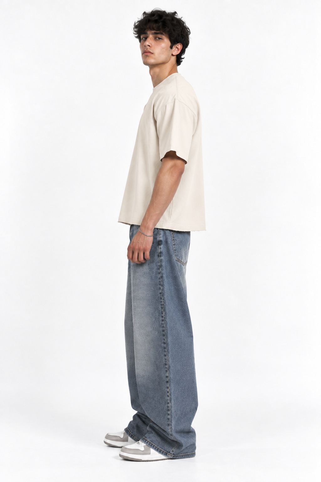 R&C Cream Boxy Tee