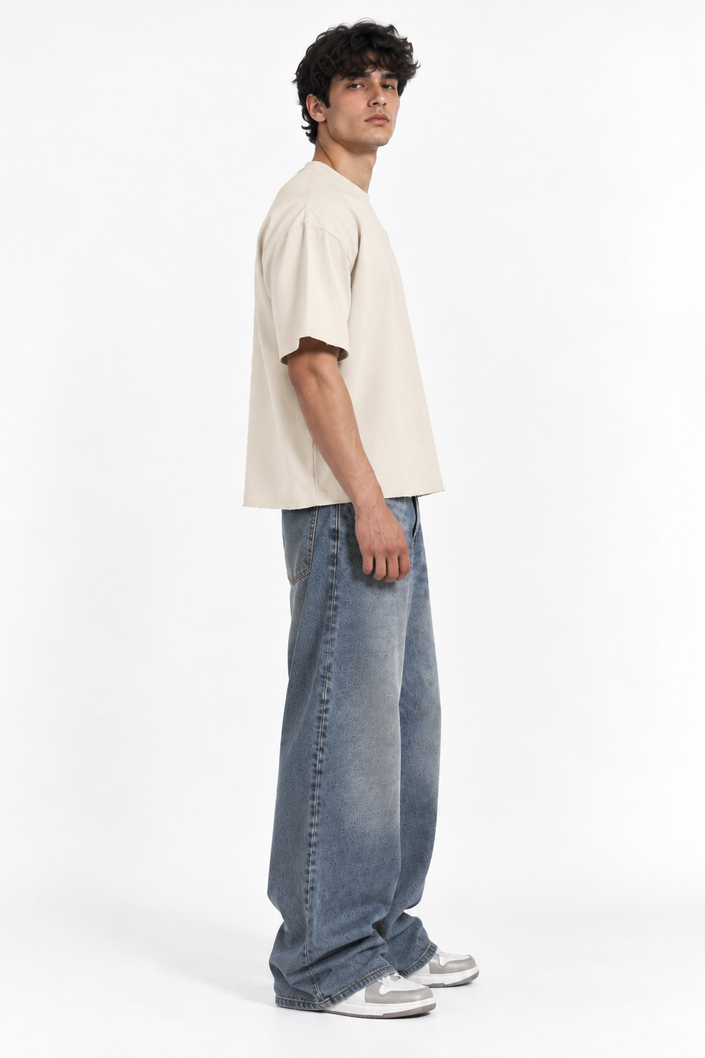 R&C Cream Boxy Tee
