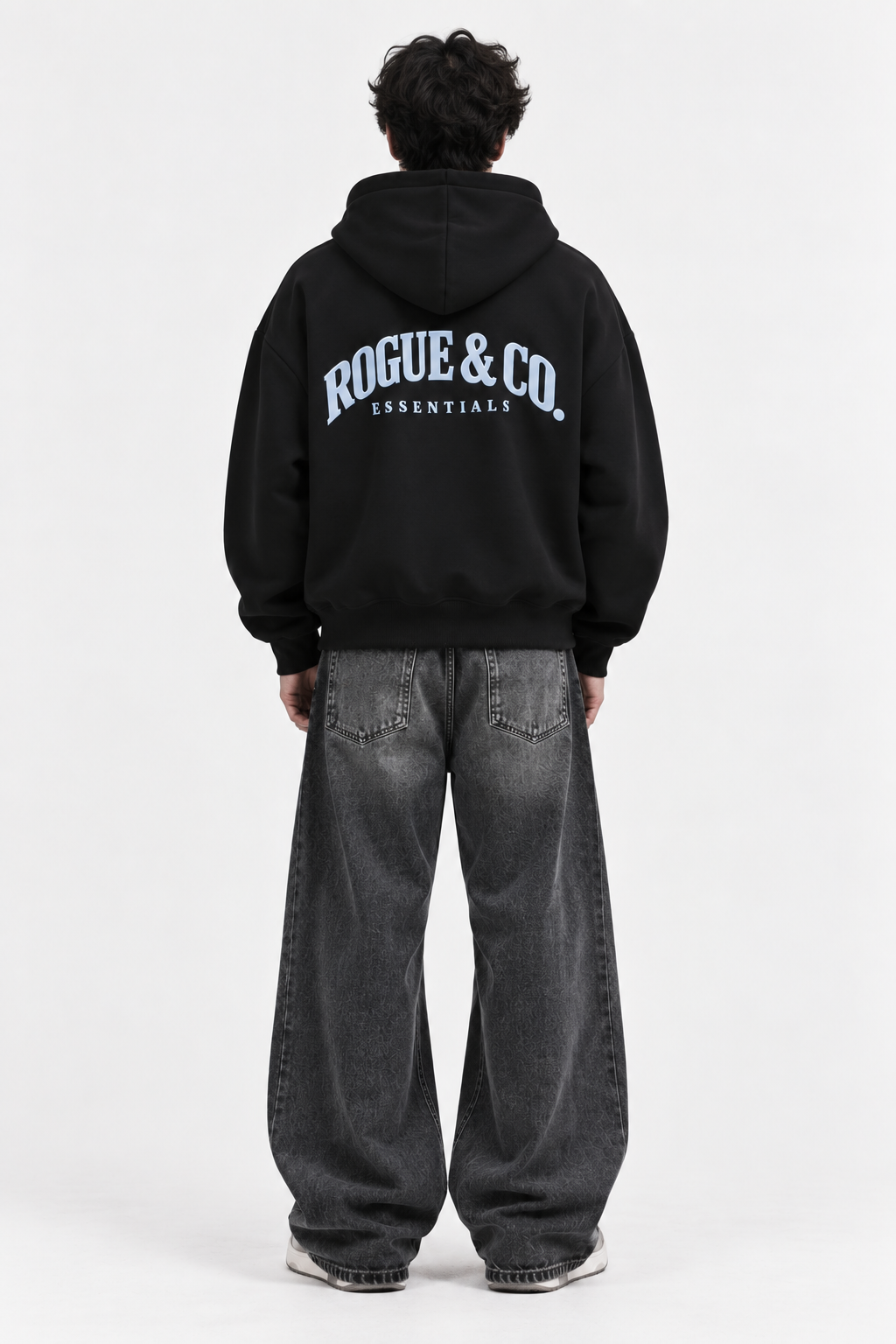 Rogue Essentials Black Zipper Hoodie