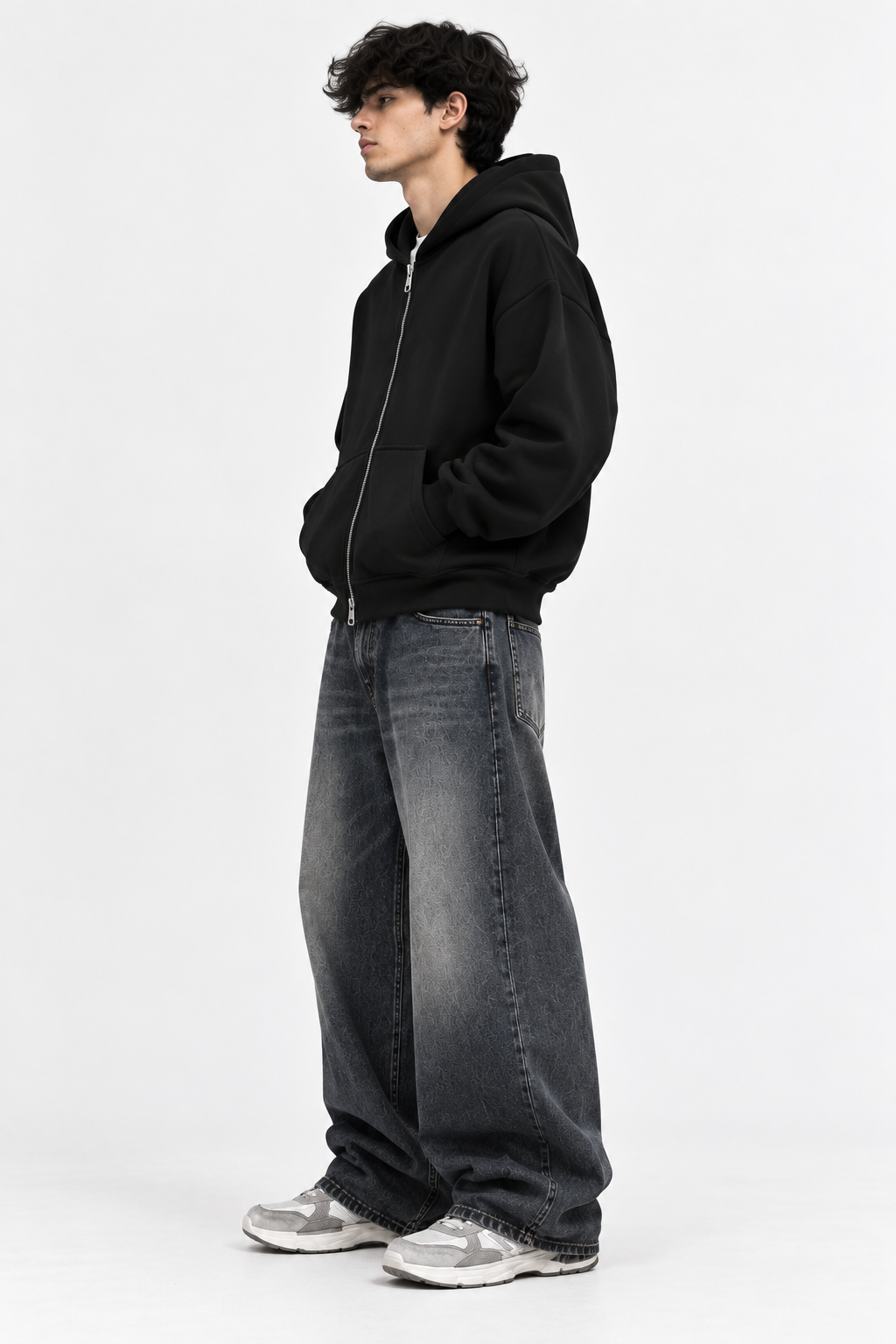 Rogue Essentials Black Zipper Hoodie