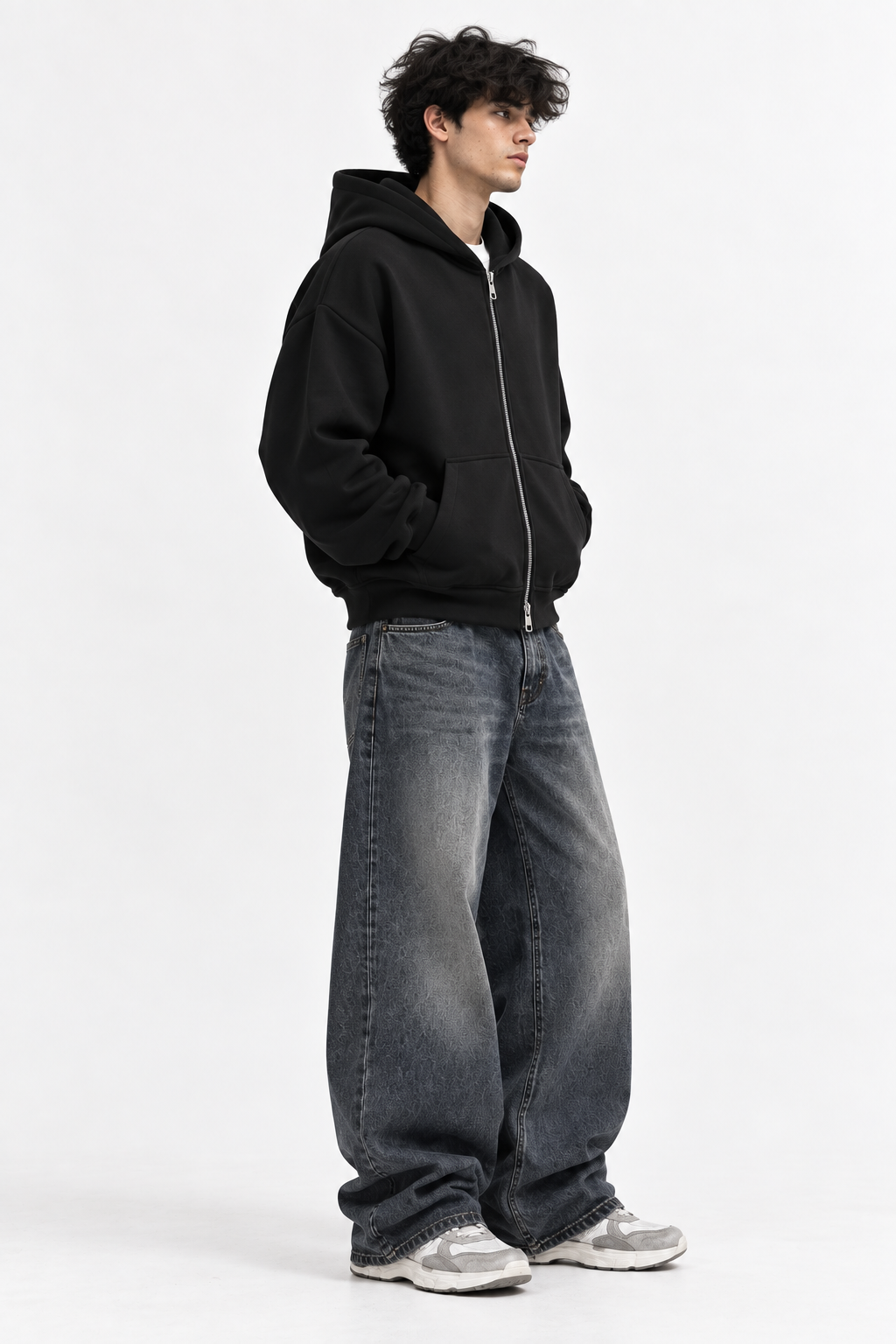 Rogue Essentials Black Zipper Hoodie