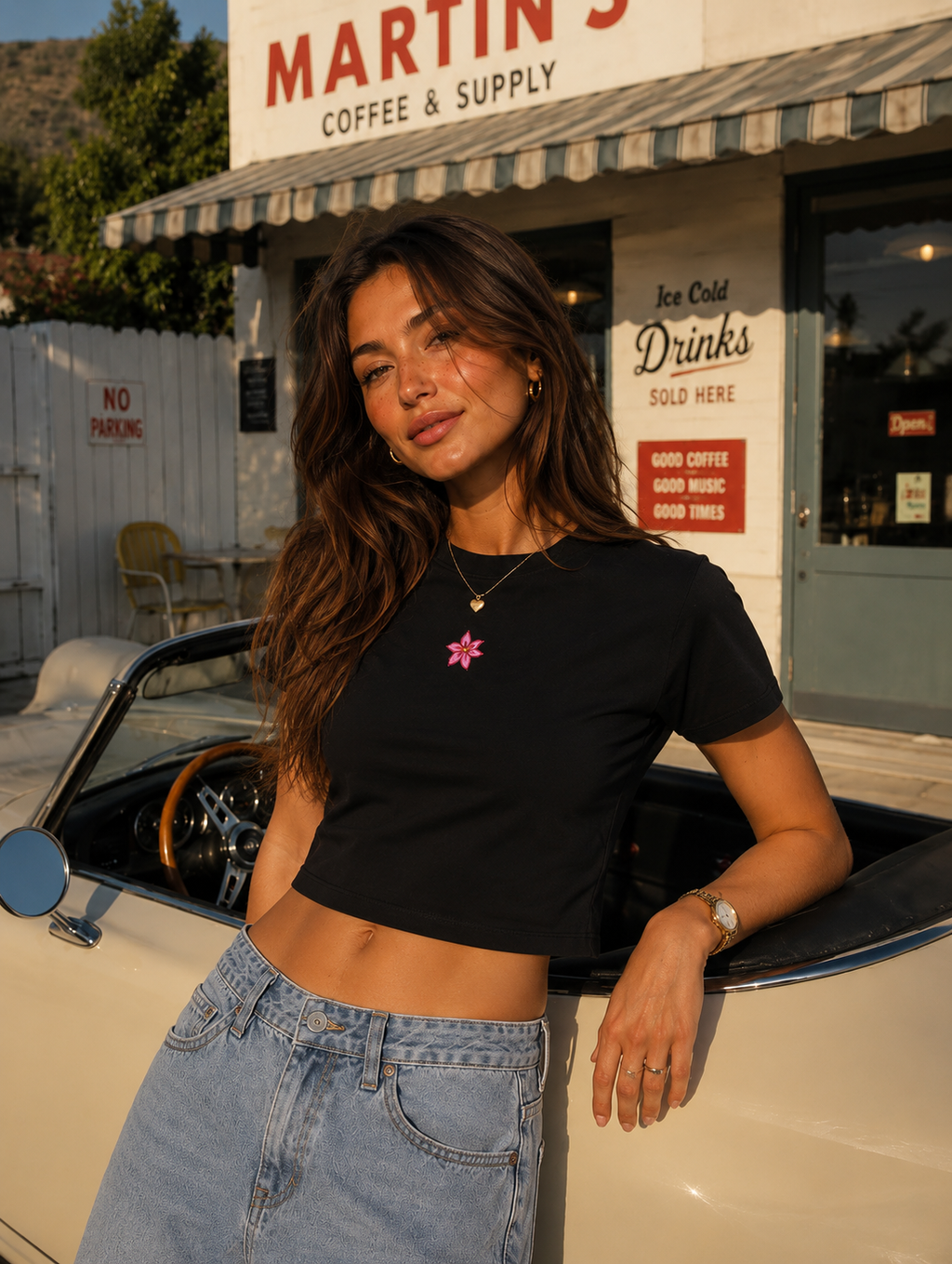 Lily Kiss Baby Tee