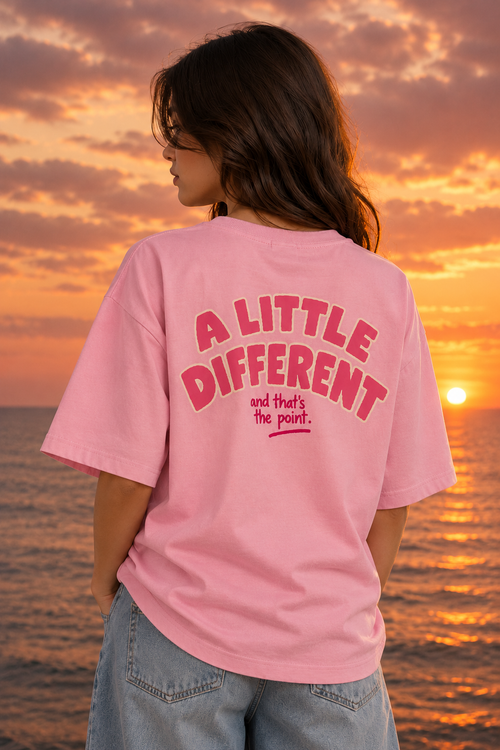 A Little Different Oversized Tee