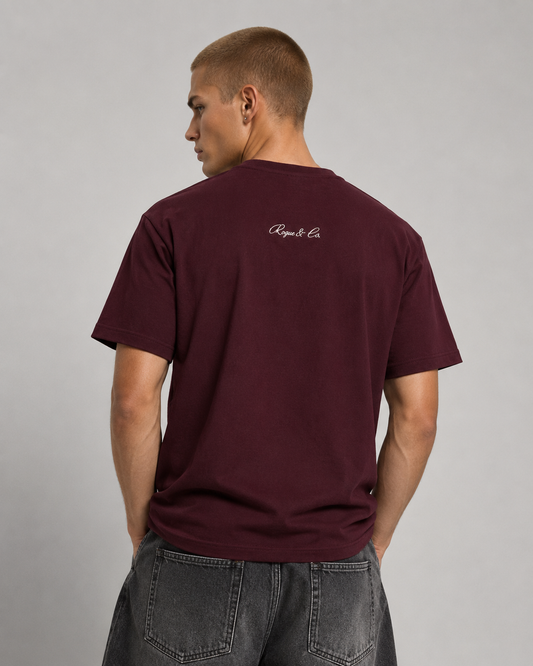 Maroon Signature Supima Tee