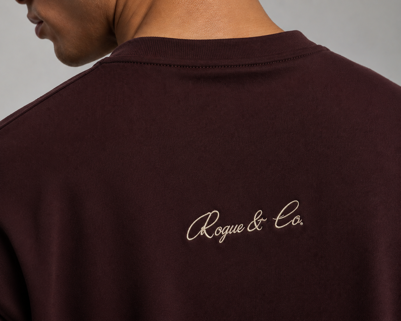 Maroon Signature Supima Tee