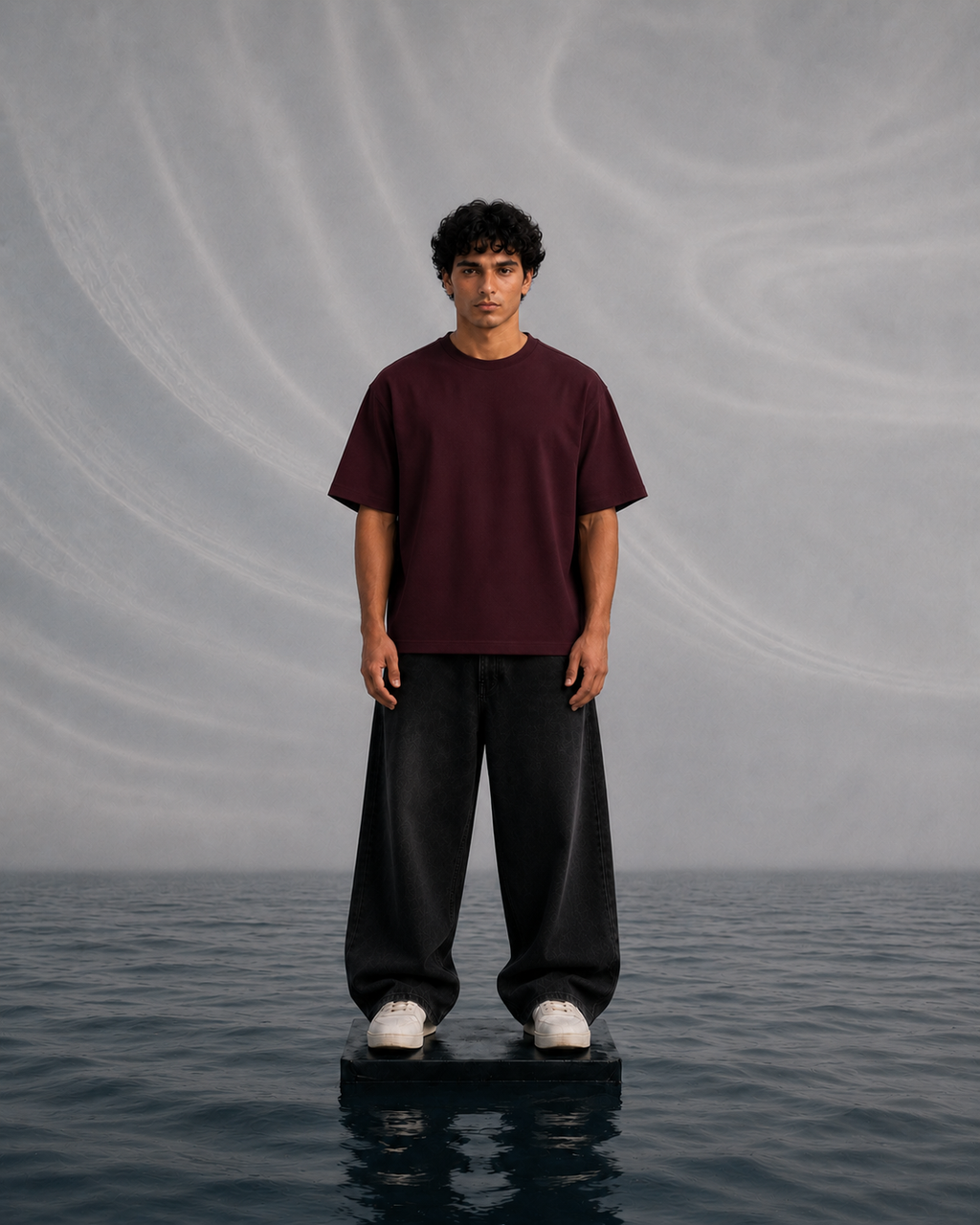 Maroon Signature Supima Tee