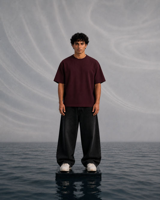 Maroon Signature Supima Tee