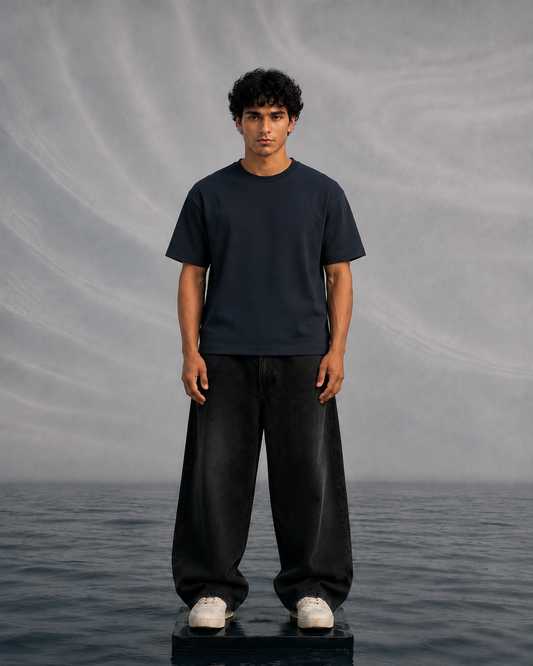 Navy Blue Signature Supima Tee