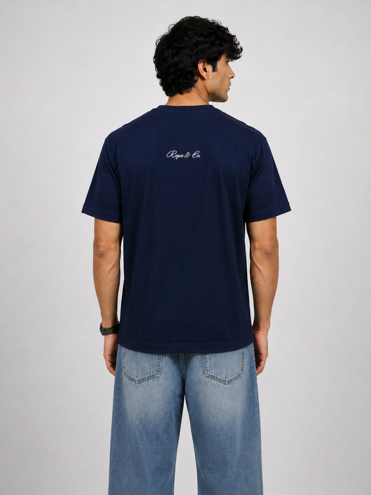 Navy Blue Signature Supima Tee