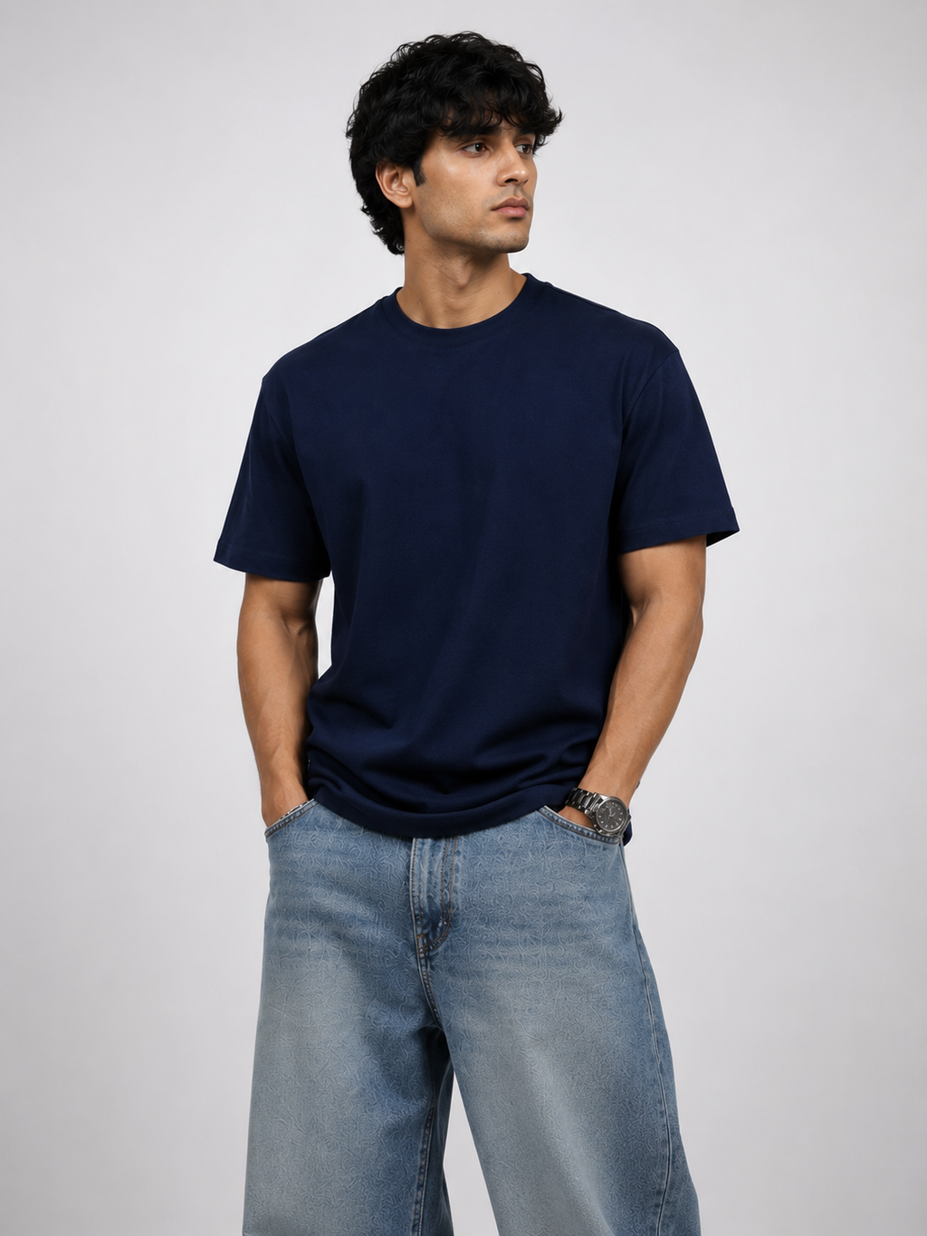 Navy Blue Signature Supima Tee