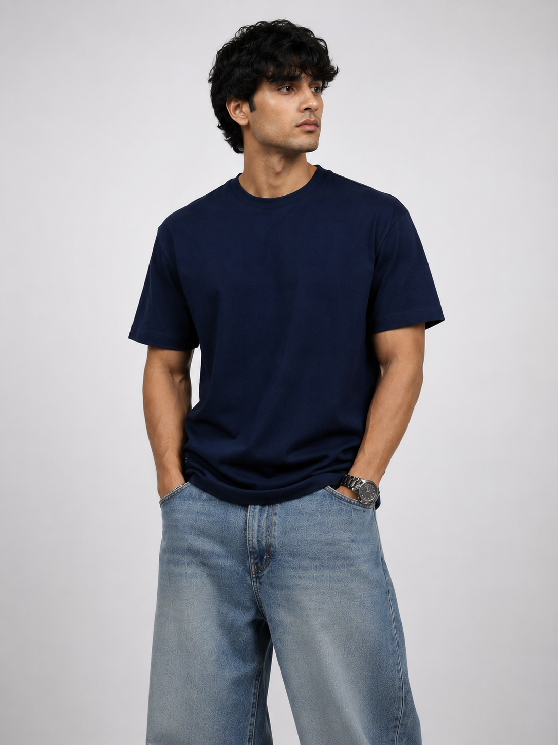 Navy Blue Signature Supima Tee