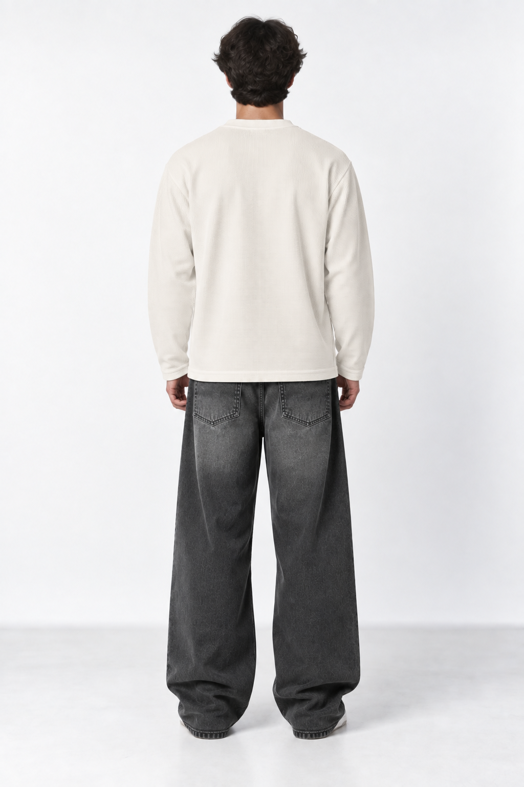 Rogue Core White Waffle Knit