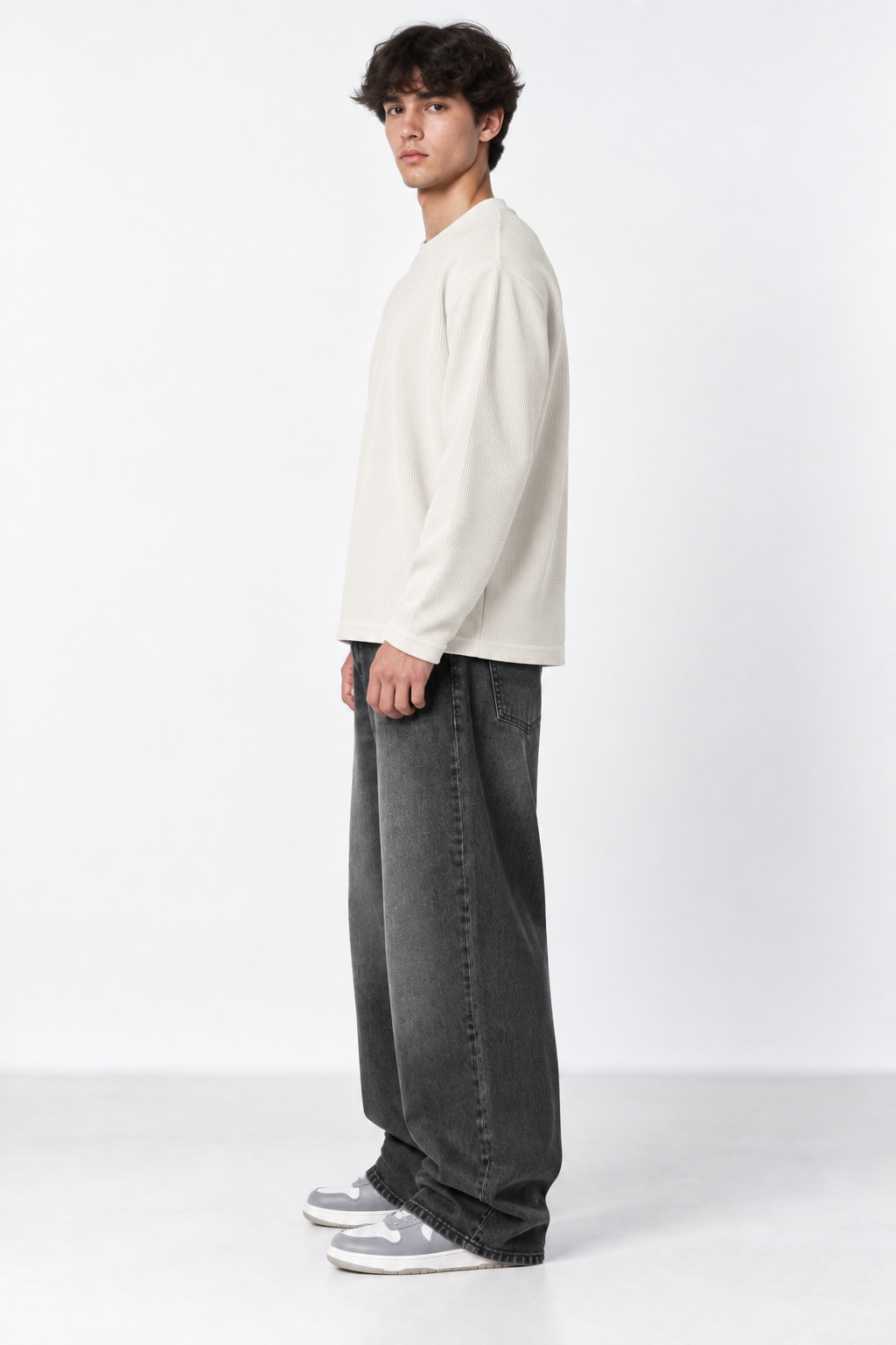 Rogue Core White Waffle Knit