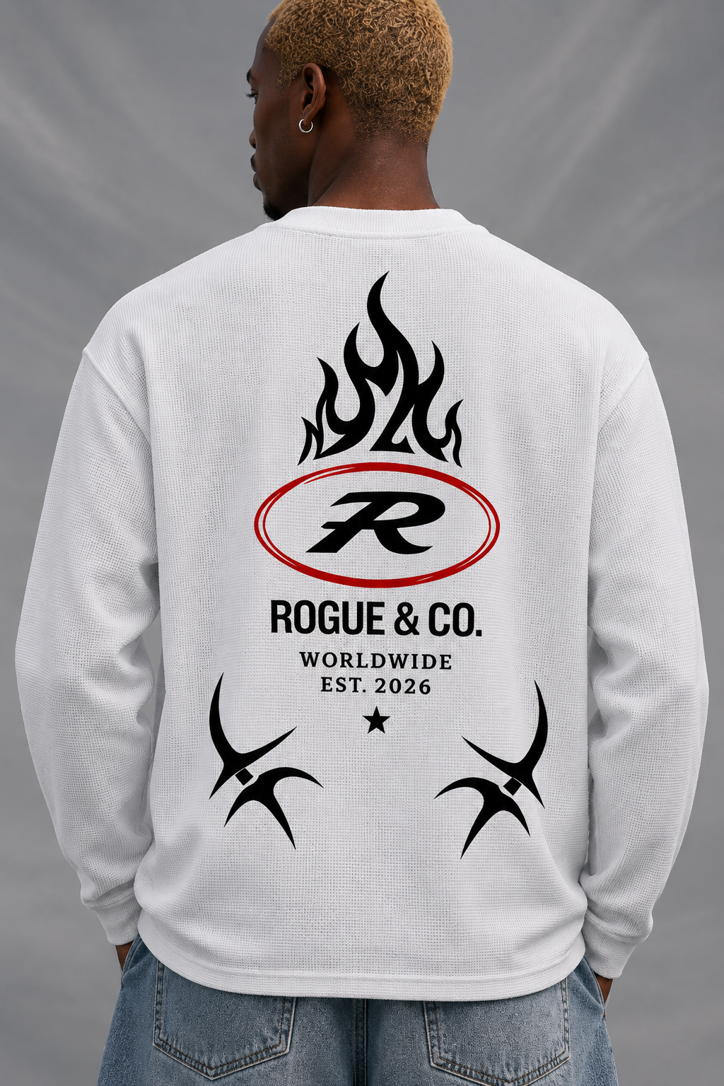 Rogue Flame Waffle Knit Tee