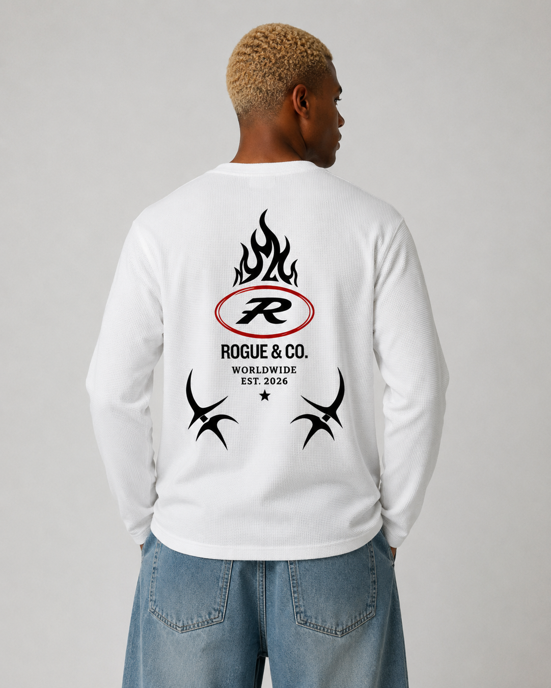 Rogue Flame Waffle Knit Tee