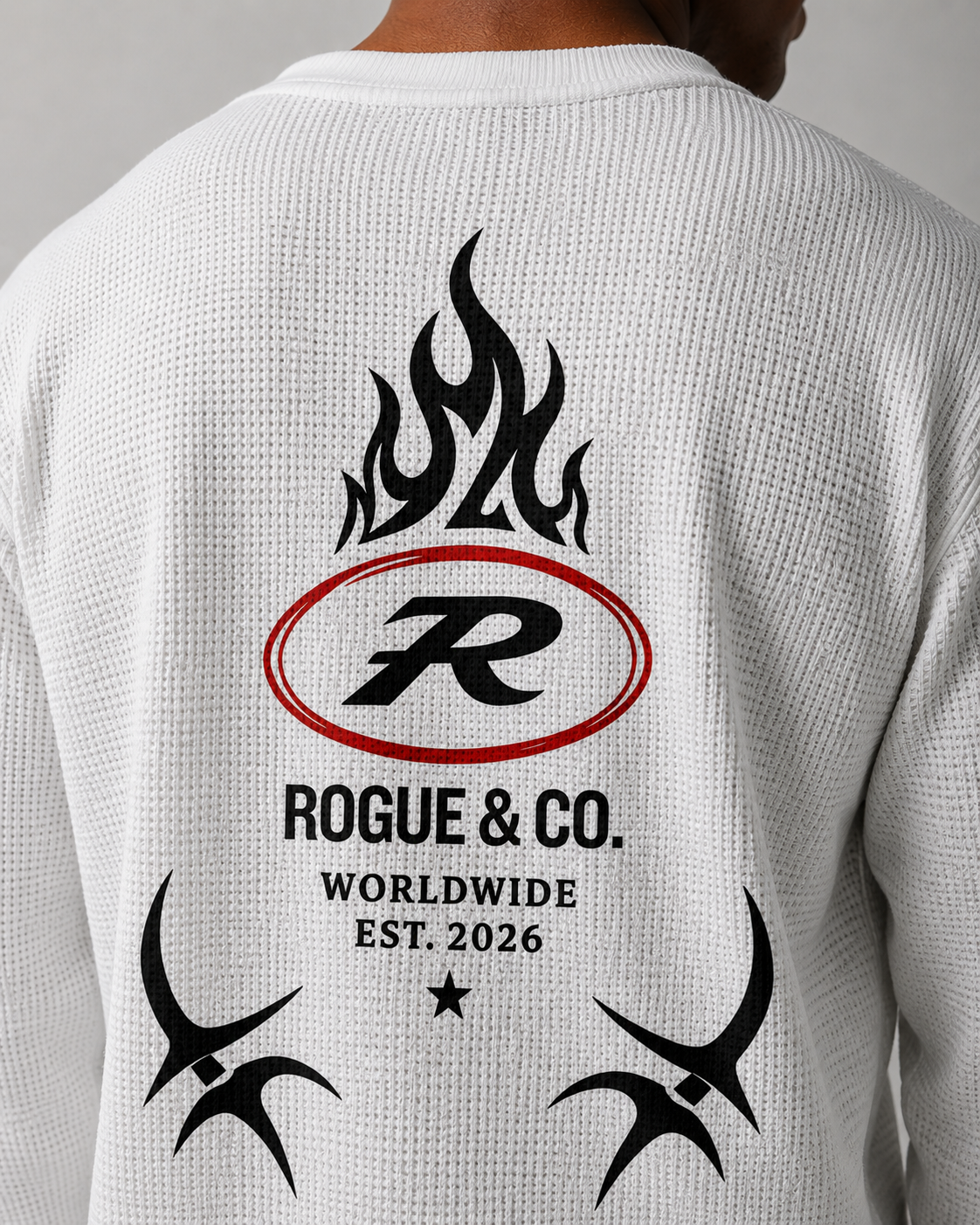 Rogue Flame Waffle Knit Tee