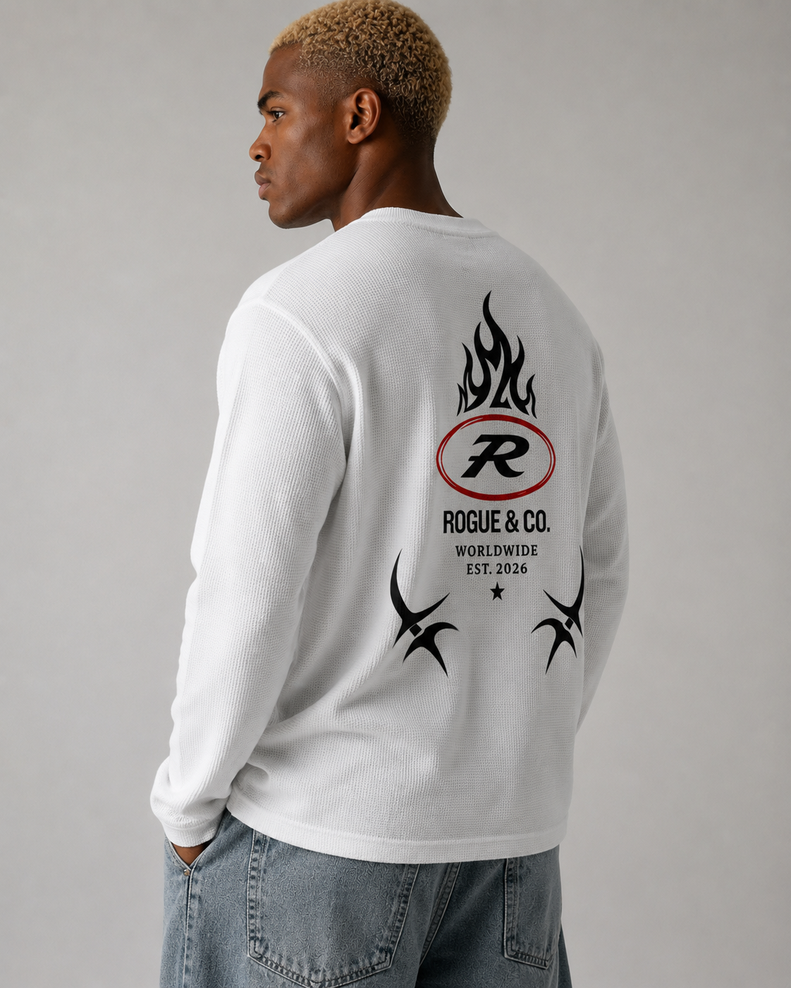 Rogue Flame Waffle Knit Tee